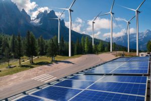 Servicios Integrales 36 Imagen de un parque eólico y solar