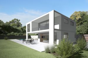 Servicios Integrales 79 Imagen de una villa blanca con terraza